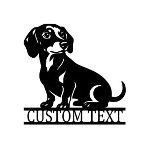 Dachshund Sitting Custom