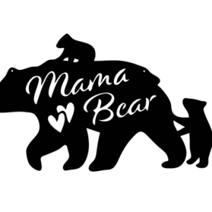 Mama Bear 2 Cubs