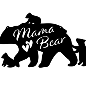Mama Bear 3 Cubs