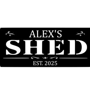 Shed Sign Rectangle Custom